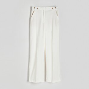 Reserved - Ladies` trousers - Fehér