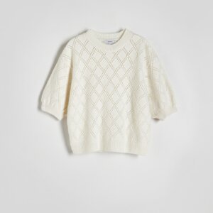 Reserved - Ladies` sweater - Krém