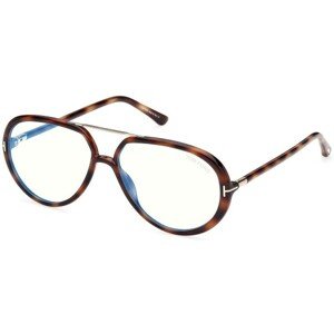 Tom Ford FT5838-B 053 ONE SIZE (57) Havana Unisex Dioptriás szemüvegek